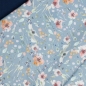 Preview: Softshell Digital Watercolour Flowers blue